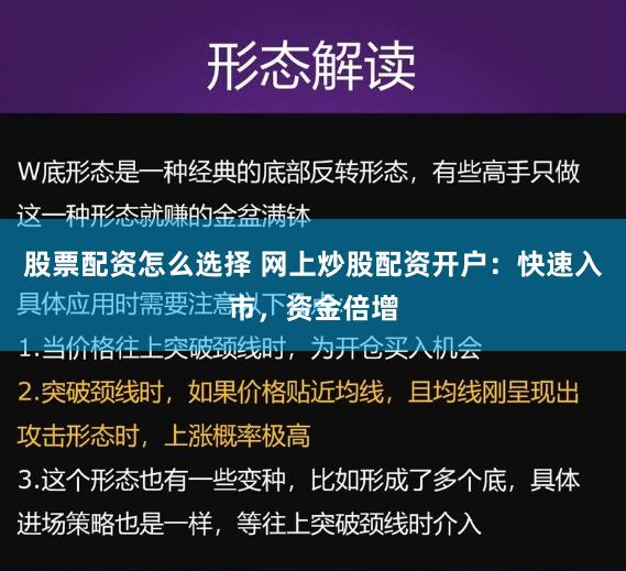 股票配资怎么选择 网上炒股配资开户：快速入市，资金倍增